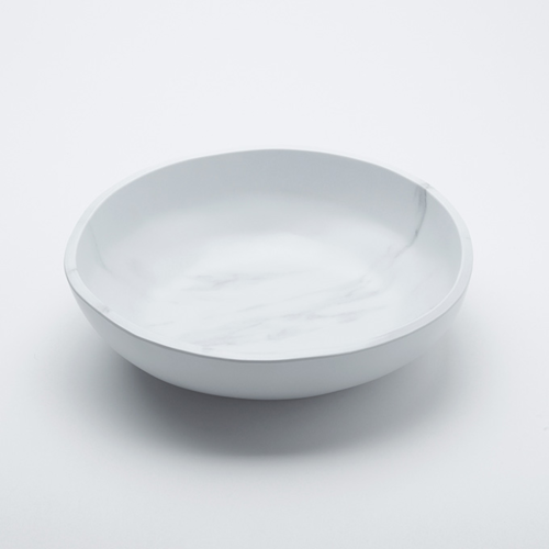 American Metalcraft MWB12 137 Oz. White Melamine Round Bowl