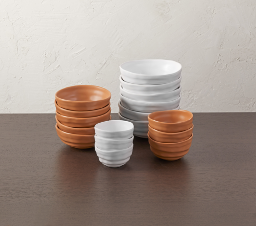 American Metalcraft MRB22CL 22 Oz. White Round Melamine Bowl