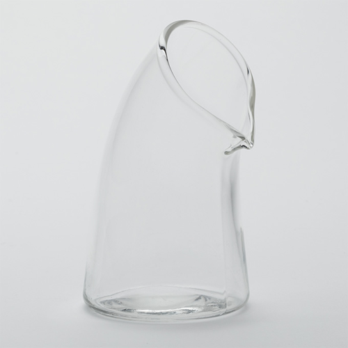 American Metalcraft GC4 4 Oz. Clear Glass Swan Collection Creamer