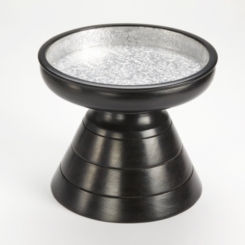 American Metalcraft JBASEM9 8.88" H Wood Espresso Juice Dispenser Base