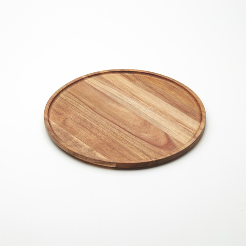 American Metalcraft ATP12 12" Dia. Acacia Wood Round Serving Board