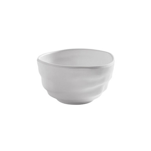 American Metalcraft MRB6CL 6 Oz. White Round Melamine Bowl