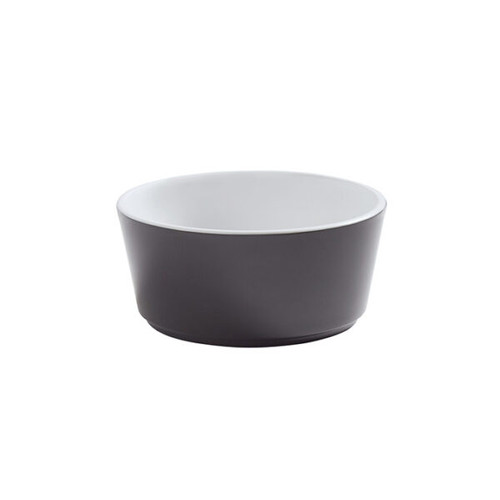 American Metalcraft UBRT10GE 10 Oz. Gray Melamine Round Bowl