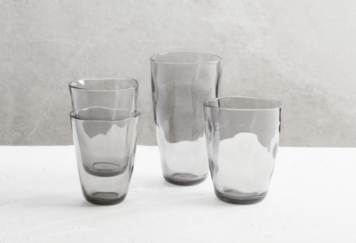 American Metalcraft BCR9ST 9 Oz. Smoke Gray Tritan Stackable Rocks Glass