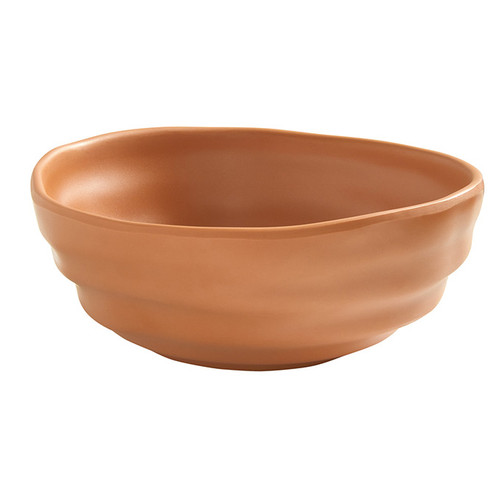 American Metalcraft MRB22TC 22 Oz. Orange Melamine Round Bowl