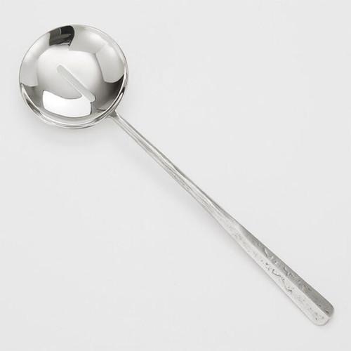 American Metalcraft SHFSS12 12" L Stainless Steel Hand Forged Slotted Spoon