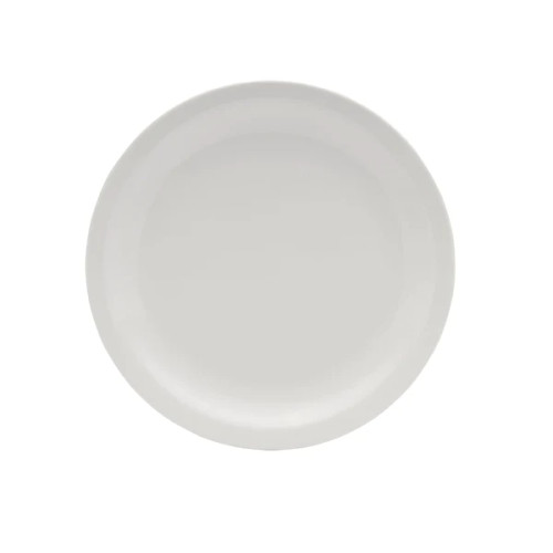 Mikasa Hospitality 5273000 7.13" W White Porcelain Round Plate Saratoga