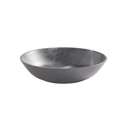 American Metalcraft MCB16GM 16 Oz. Gray Melamine Round Bowl