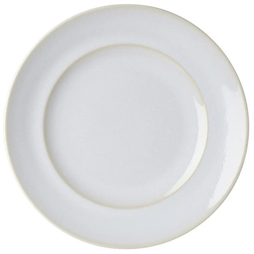 Mikasa Hospitality 5308739 11.4" W Beige Round Stoneware Homespun Plate
