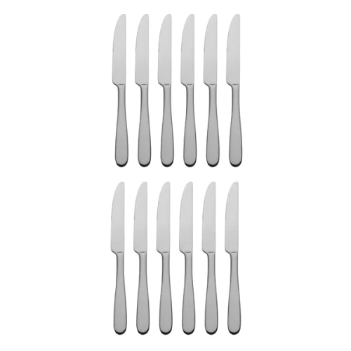 Mikasa Hospitality 5275882 9.8" Stainless Steel City Limit Satin Steak Knife