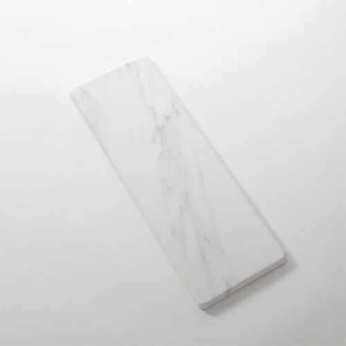 American Metalcraft MW24 24" L Rectangular White Melamine Serving Board