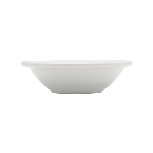 Mikasa Hospitality 5272990 17 Oz. White Porcelain Round Saratoga Deep Plate
