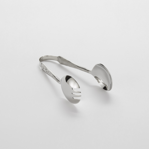 American Metalcraft SHFT6 6" L Stainless Steel Hand Forged Serving Tongs