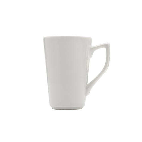 Mikasa Hospitality 5272996 8.5 Oz. White Porcelain Mug Saratoga