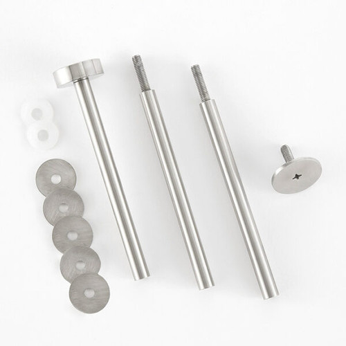 American Metalcraft LFTTSRRS 3" W Stainless Steel Tiered Stand Replacement Rod
