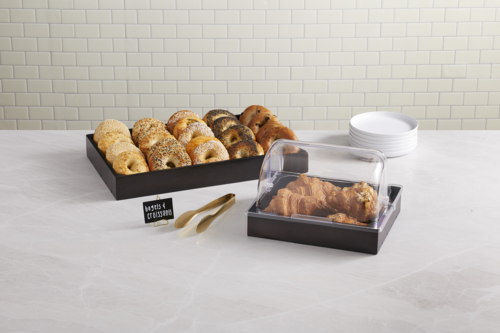 American Metalcraft MW2012 12.6" W Rectangular Espresso Wooden Crate