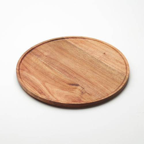 American Metalcraft ATP14 14" Dia. Acacia Wood Round Serving Board