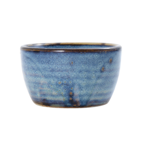 Mikasa Hospitality 5255979 4 Oz. Blue Porcelain Round Starlit Ramekin
