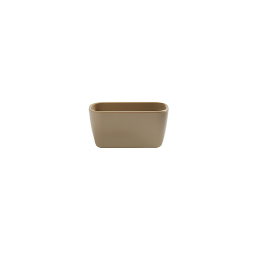 American Metalcraft BBR4CO 4 Oz. Beige Melamine Rectangular Bowl
