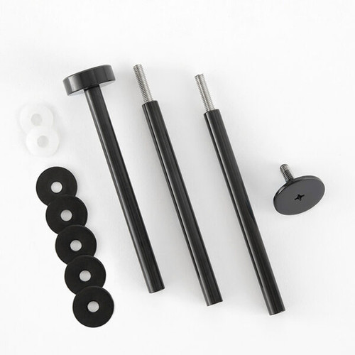 American Metalcraft LFTTSRRB 3" W Black Tiered Stand Replacement Rod