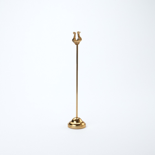 American Metalcraft HPG12 12" H Gold Metal Number Stand