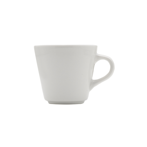 Mikasa Hospitality 5272997 7.5 Oz. White Porcelain Coffee Cup Saratoga