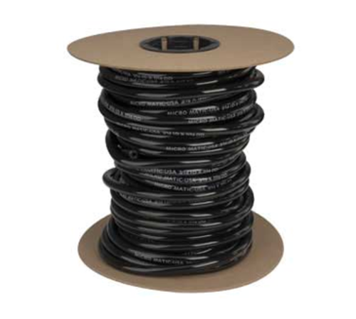Micro Matic 547B1200 0.19" I.D. Black Vinyl Hose