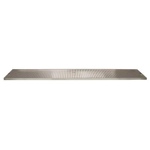 Micro Matic DP-120D-51-P 51" L x 5" W Stainless Steel Surface Mount Drip Tray with Perforated Grill