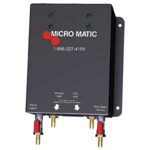 Micro Matic MM200 Double Blending Panel Wall Mount Preset Pressure Pro-Line Gas Blender