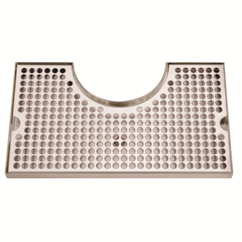 Micro Matic DP-1020D 14" W x 8" D Stainless Steel with Drain Drip Tray Trough