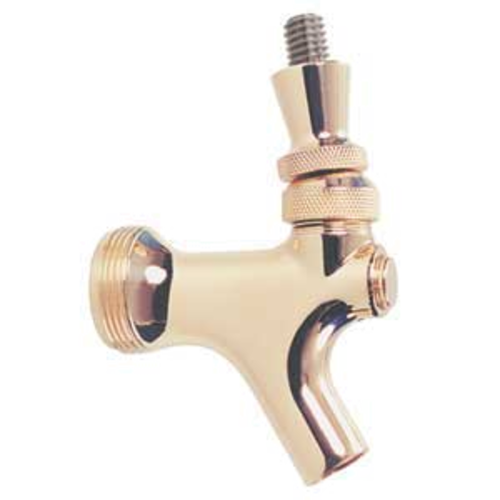 Micro Matic 4933BR Polished Brass Stainless Steel Lever Standard Faucet