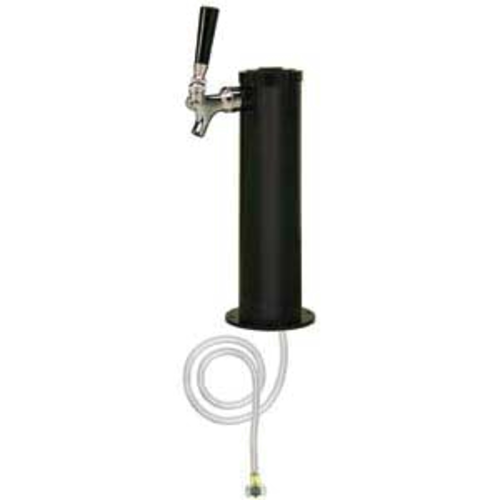 Micro Matic DS-431-211 Stainless Steel 1 Chrome-Plated Brass Faucet Column Draft Beer Tower