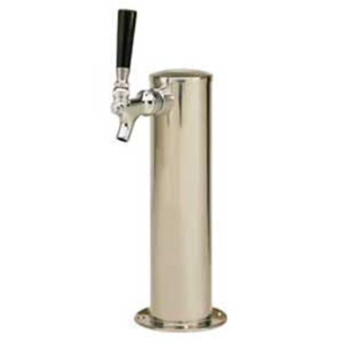 Micro Matic D4743TKR Stainless Steel 1 Faucet Glycol Cooled Column Draft Beer Tower