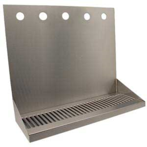 Micro Matic DP-322LD-5 16" W x 6.38" D x 14" H Stainless Steel with Drain Drip Tray Trough