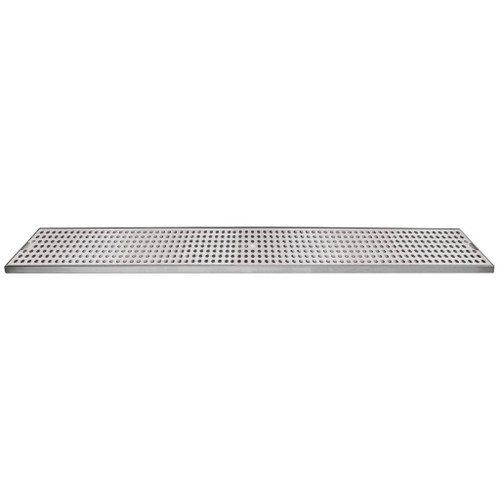 Micro Matic DP-120D-39-P 39" L x 5" W Stainless Steel Surface Mount Drip Tray with Perforated Grill