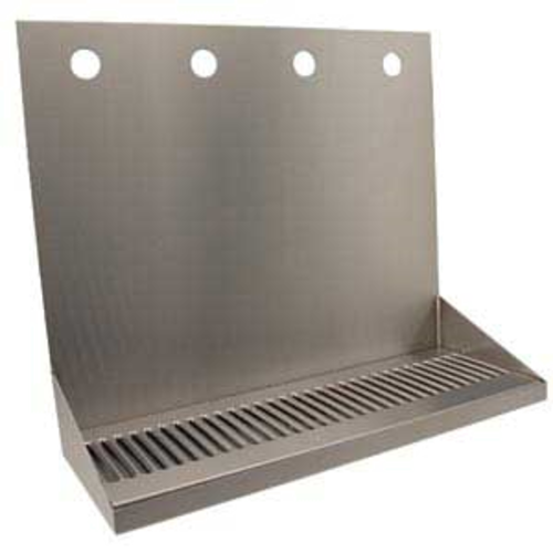 Micro Matic DP-322LD-4 16" W x 6.38" D x 14" H Stainless Steel with Drain Drip Tray Trough