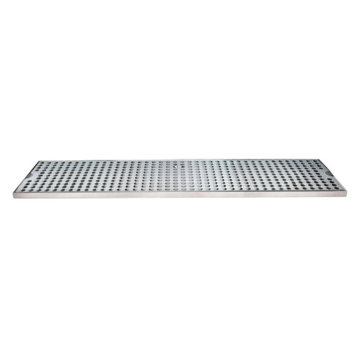 Micro Matic DP-120D-33-P 33" L x 5" W Stainless Steel Surface Mount Drip Tray with Perforated Grill
