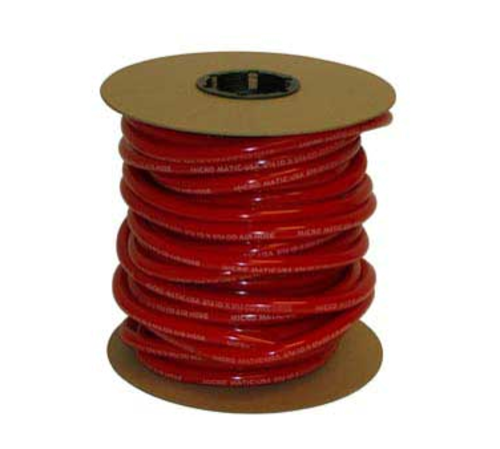 Micro Matic 553R1200 0.31" Red Vinyl Gas Hose