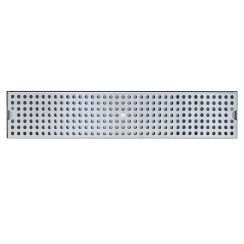 Micro Matic DP-120D-30-P 30" L x 5" W Stainless Steel Surface Mount Drip Tray with Perforated Grill