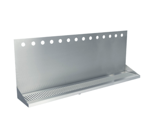 Micro Matic DP-332ELD-14-3 48" W x 6.38" D x 14" H Stainless Steel with Drain Drip Tray Trough