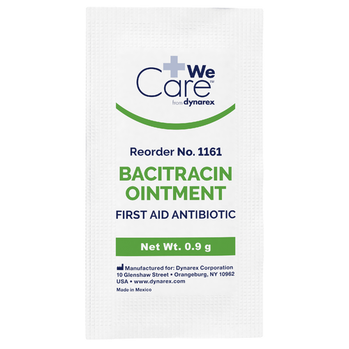 WeCare 1161 0.9 G Foil Packet Bacitracin Ointment (Case of 1728)