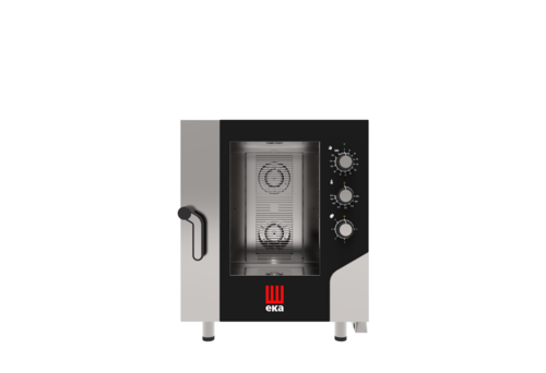 Tecnoeka MKFA 711 S 28.74" W Stainless Steel Electric Boilerless Eka Smart Combi Oven - 208/240 Volts