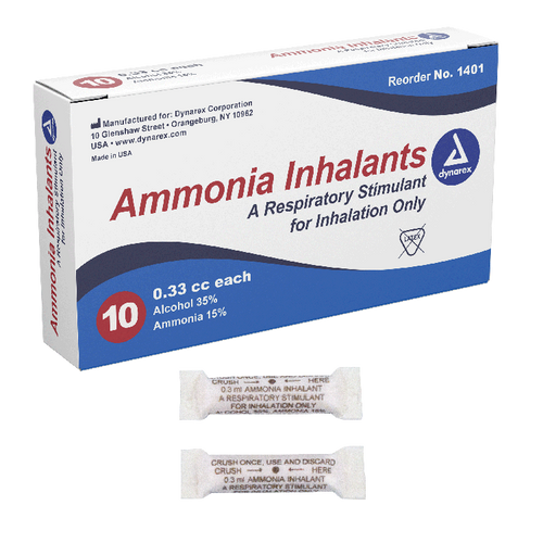 Dynarex 1401 0.33 Cc Ammonia Inhalants (Ampule) (Case of 10)