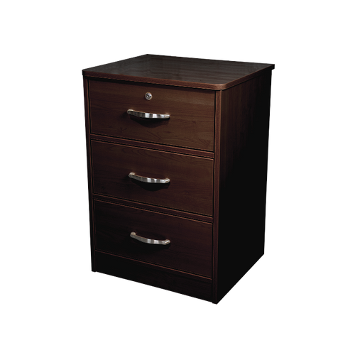 The Glenshaw Collection 12502-MH Light Oak Three Drawer Nightstand