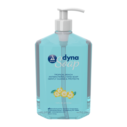 Dynarex 1438 7.5 Oz. Pump Antibacterial Soap (Case of 24)