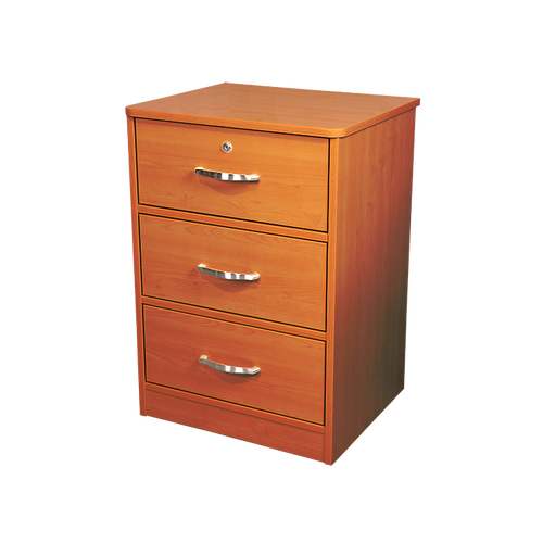 The Glenshaw Collection 12502-CH Mahogany Three Drawer Nightstand