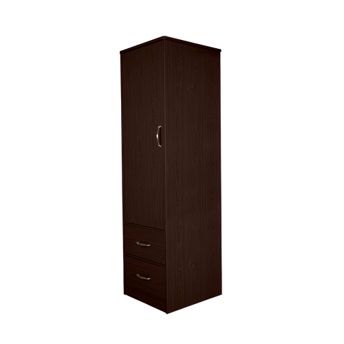 The Glenshaw Collection 12510-MH Mahogany One Door or Two Drawer Wardrobe