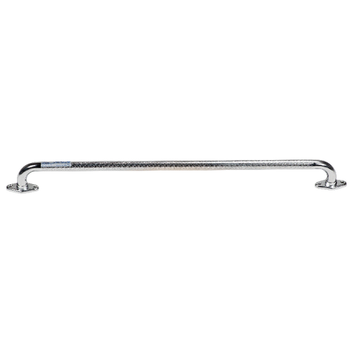 Dynarex 10314 24" Silver Rotating Flange Knurled Grab Bar