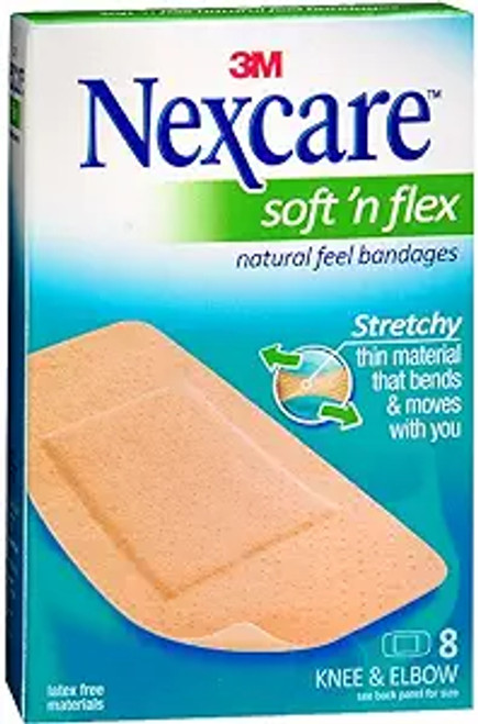 Nexcare 588-20PB Adhesive Strip Nexcare Water Assorted Sizes Film Rectangle Clear Sterile (Case of 480)