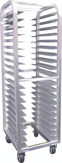 Winholt AL-1820BP-HD 20 Pans Aluminum Full Height End Loading Heavy Duty Mobile Pan Rack